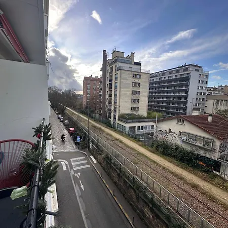 Avec Balcon, 5 Min Du Metro 1-6, Nation, Disneyland, Zoo, Bois De Vincennes Paříž